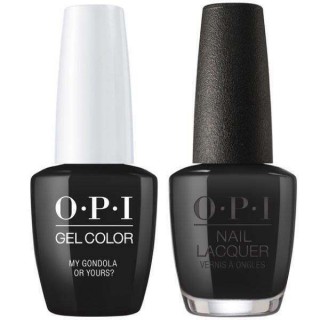 OPI GelColor And Nail Lacquer, V36, My Gondola or Yours, 0.5oz 